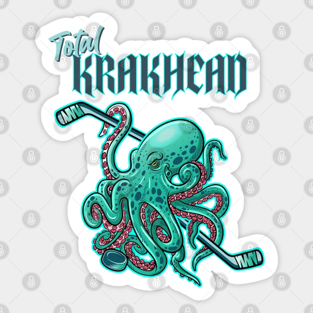 Krakhead Fan Shirt Sticker by TipsyCurator